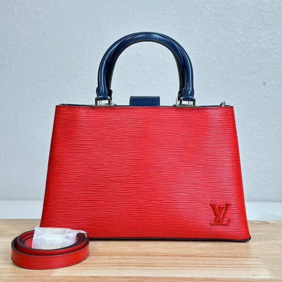 Louis Vuitton Red Epi Leather Shoulder Bag Crossbody - Picture 1 of 6